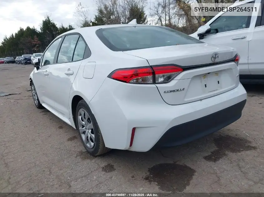 5YFB4MDE1SP264511 2025 Toyota Corolla Le
