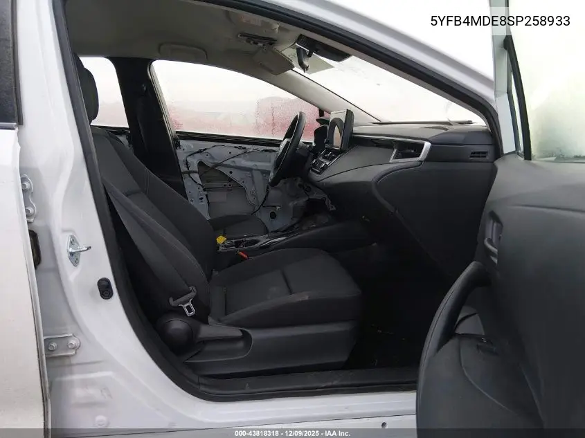 5YFB4MDE8SP258933 2025 Toyota Corolla Le