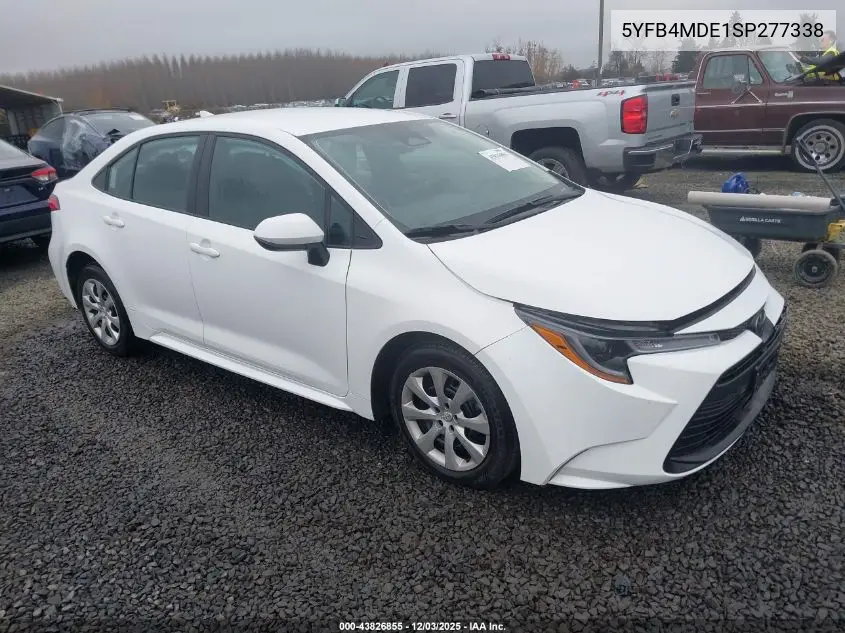 5YFB4MDE1SP277338 2025 Toyota Corolla Le