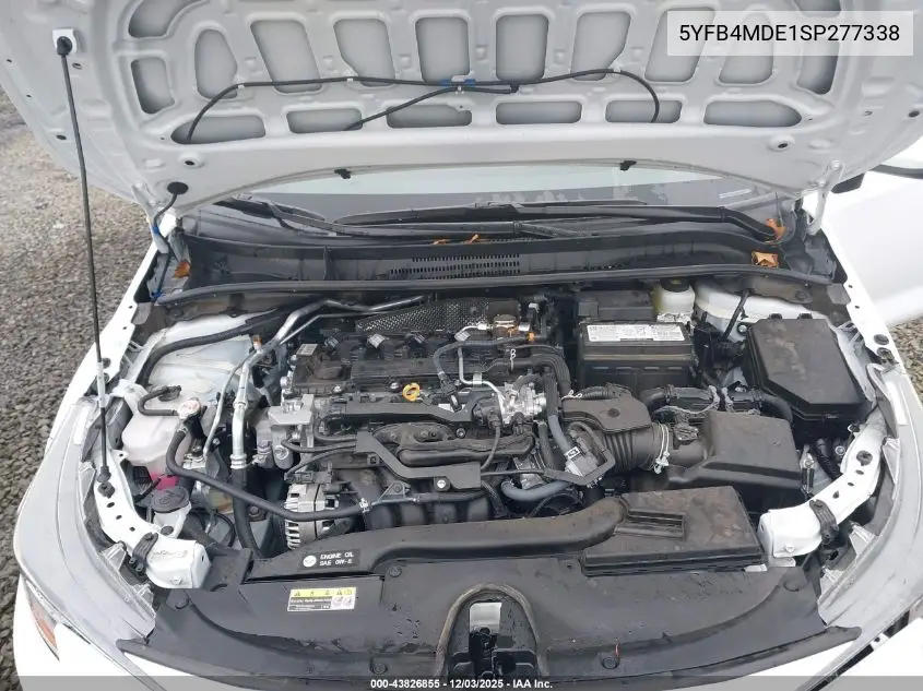 5YFB4MDE1SP277338 2025 Toyota Corolla Le