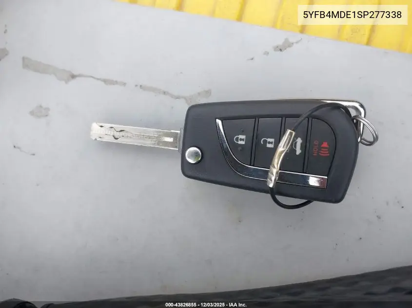 5YFB4MDE1SP277338 2025 Toyota Corolla Le