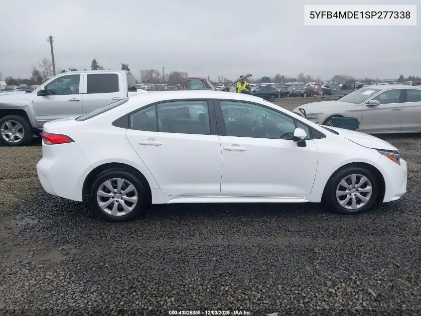 5YFB4MDE1SP277338 2025 Toyota Corolla Le