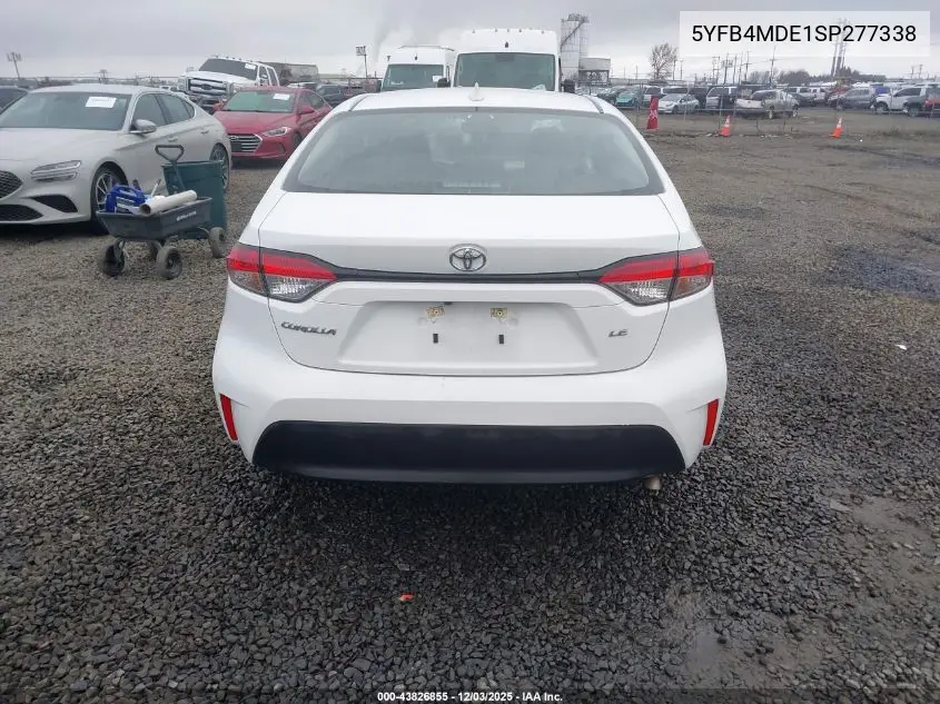 5YFB4MDE1SP277338 2025 Toyota Corolla Le