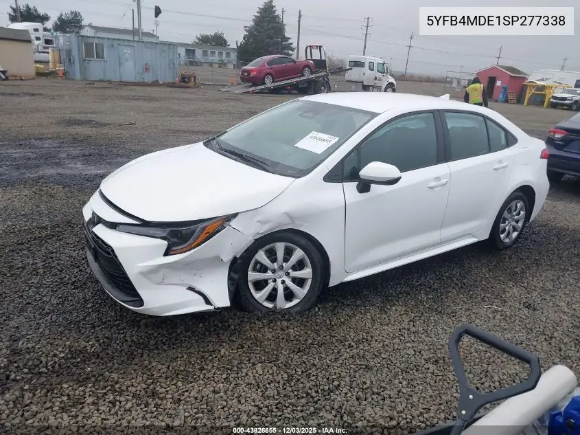 5YFB4MDE1SP277338 2025 Toyota Corolla Le