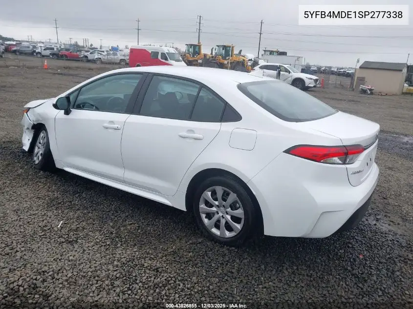 5YFB4MDE1SP277338 2025 Toyota Corolla Le