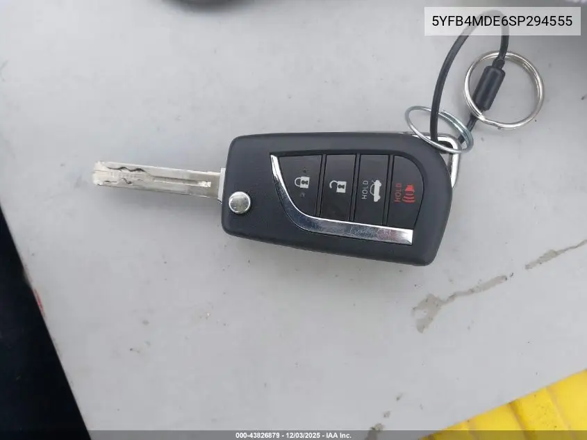 5YFB4MDE6SP294555 2025 Toyota Corolla Le