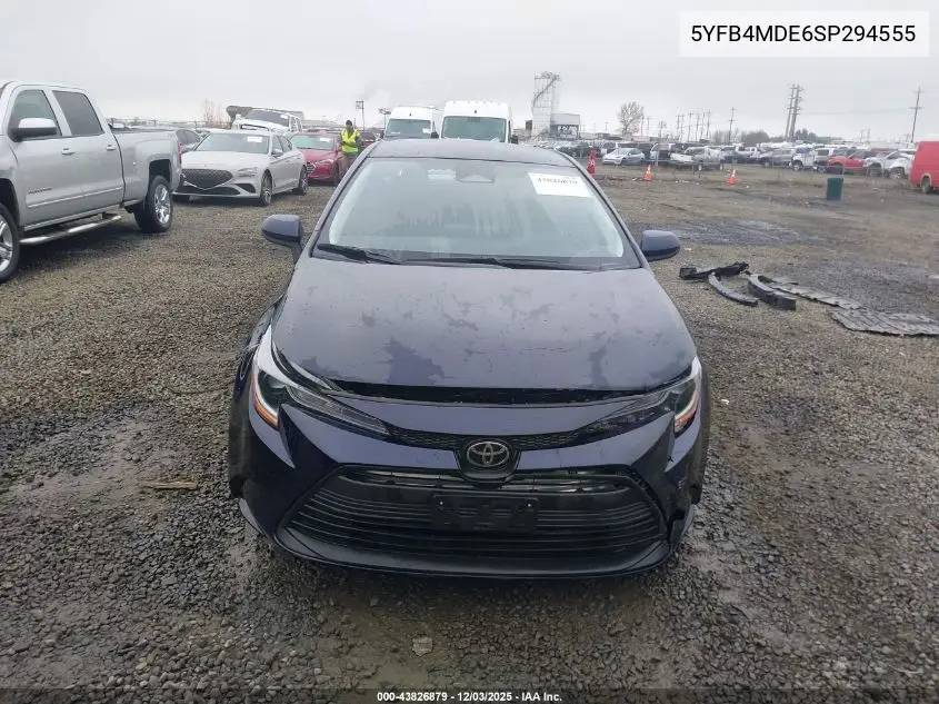 5YFB4MDE6SP294555 2025 Toyota Corolla Le