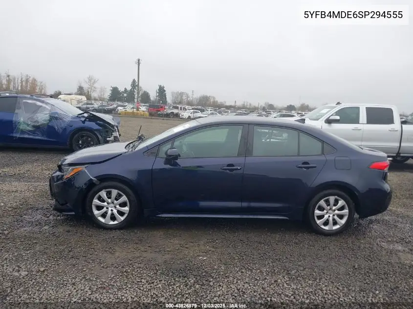 5YFB4MDE6SP294555 2025 Toyota Corolla Le