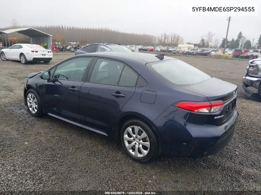 5YFB4MDE6SP294555 2025 Toyota Corolla Le