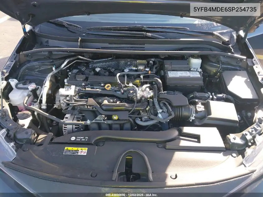 5YFB4MDE6SP254735 2025 Toyota Corolla Le
