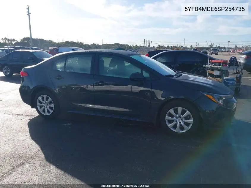 5YFB4MDE6SP254735 2025 Toyota Corolla Le
