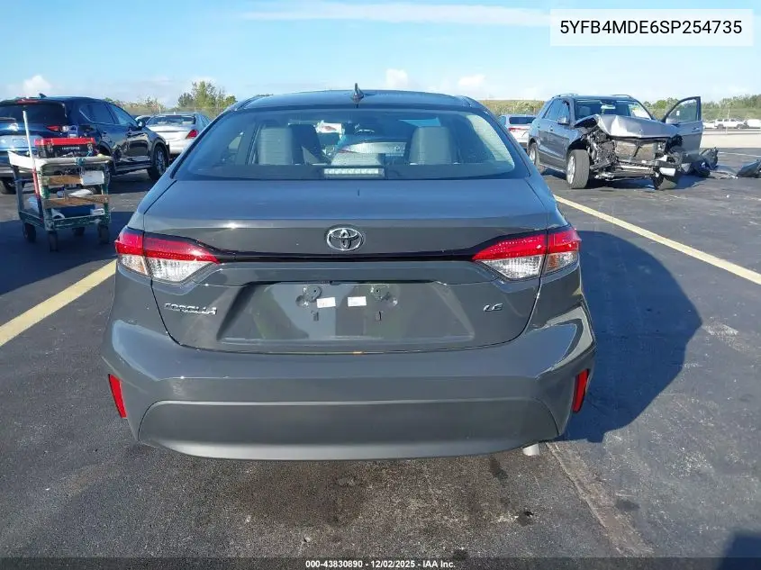 5YFB4MDE6SP254735 2025 Toyota Corolla Le