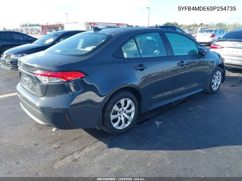 5YFB4MDE6SP254735 2025 Toyota Corolla Le
