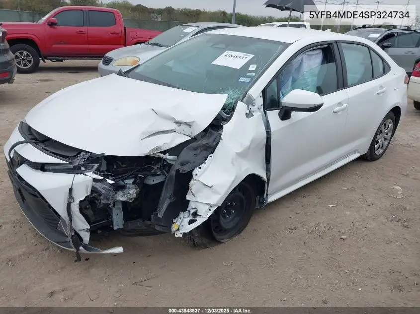5YFB4MDE4SP324734 2025 Toyota Corolla Le