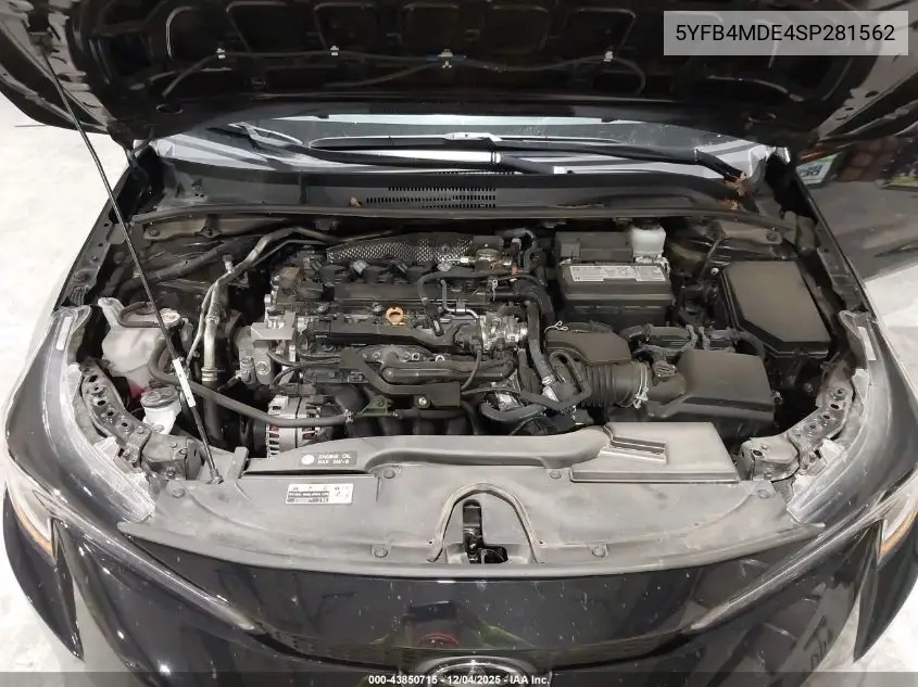 5YFB4MDE4SP281562 2025 Toyota Corolla Le