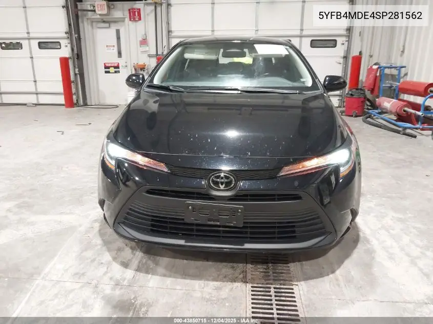 5YFB4MDE4SP281562 2025 Toyota Corolla Le