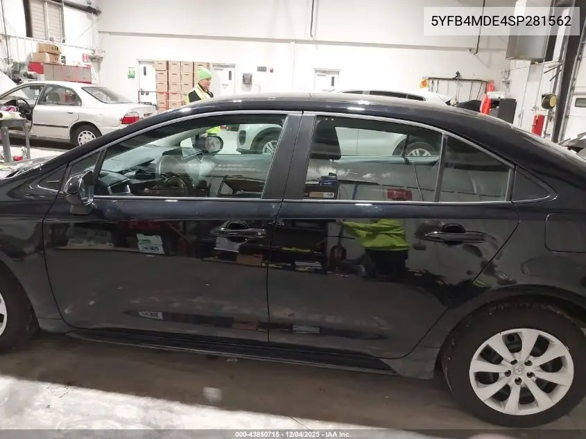 5YFB4MDE4SP281562 2025 Toyota Corolla Le