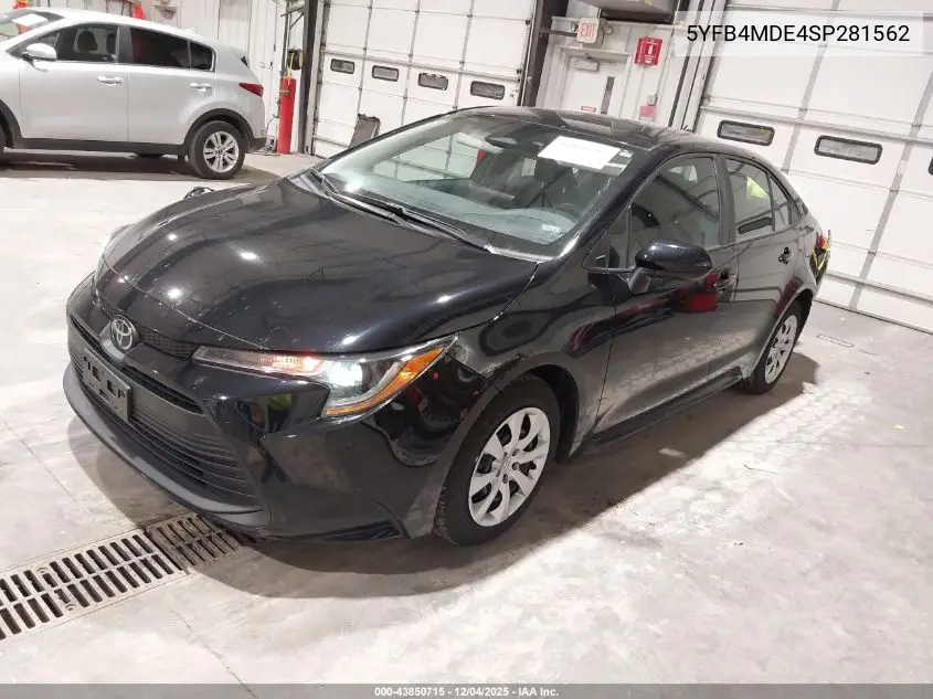 5YFB4MDE4SP281562 2025 Toyota Corolla Le