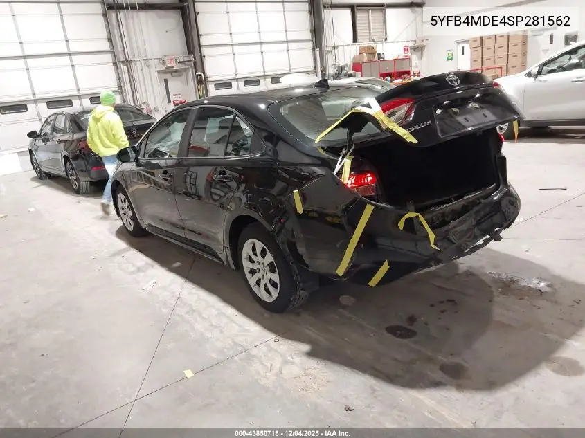 5YFB4MDE4SP281562 2025 Toyota Corolla Le