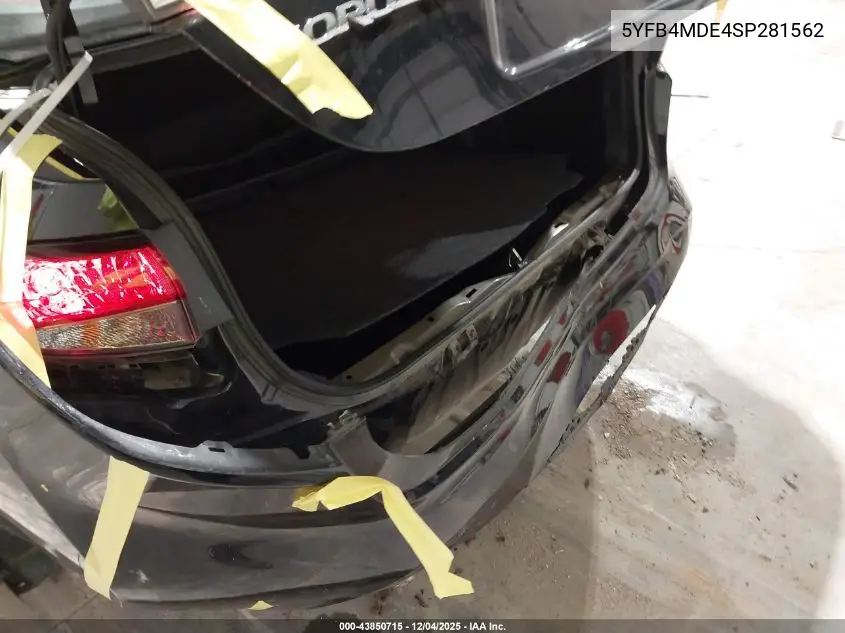 5YFB4MDE4SP281562 2025 Toyota Corolla Le