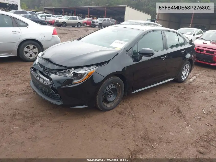 5YFB4MDE6SP276802 2025 Toyota Corolla Le