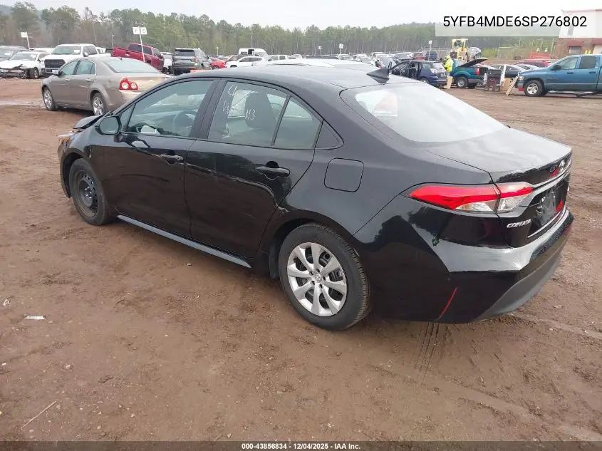 5YFB4MDE6SP276802 2025 Toyota Corolla Le