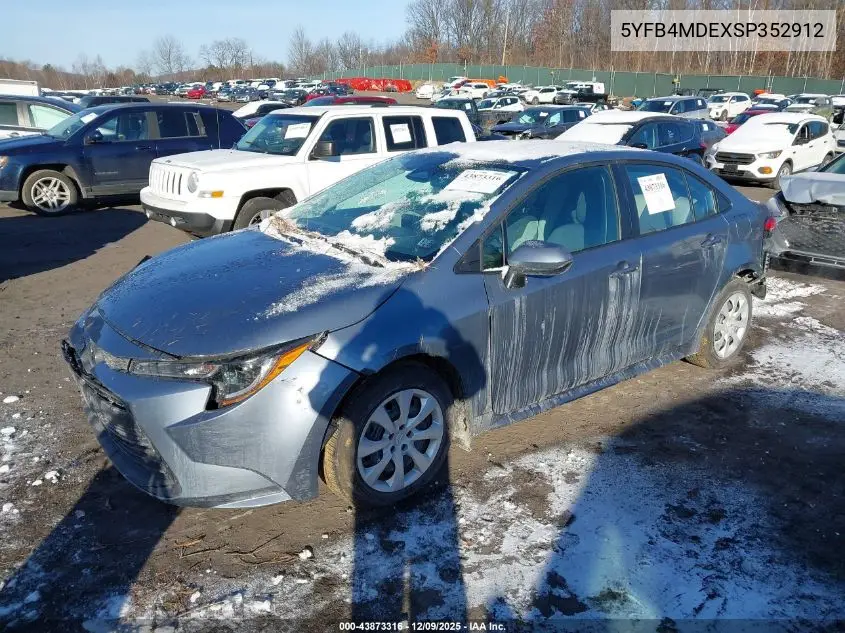 5YFB4MDEXSP352912 2025 Toyota Corolla Le