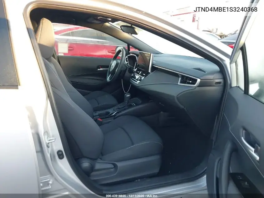 JTND4MBE1S3240368 2025 Toyota Corolla Se