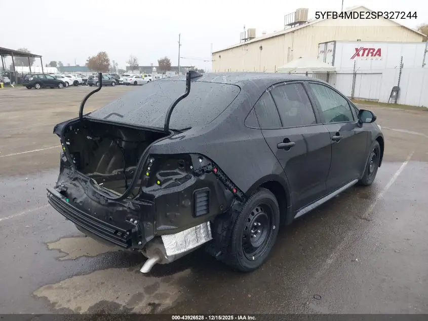 5YFB4MDE2SP327244 2025 Toyota Corolla Le