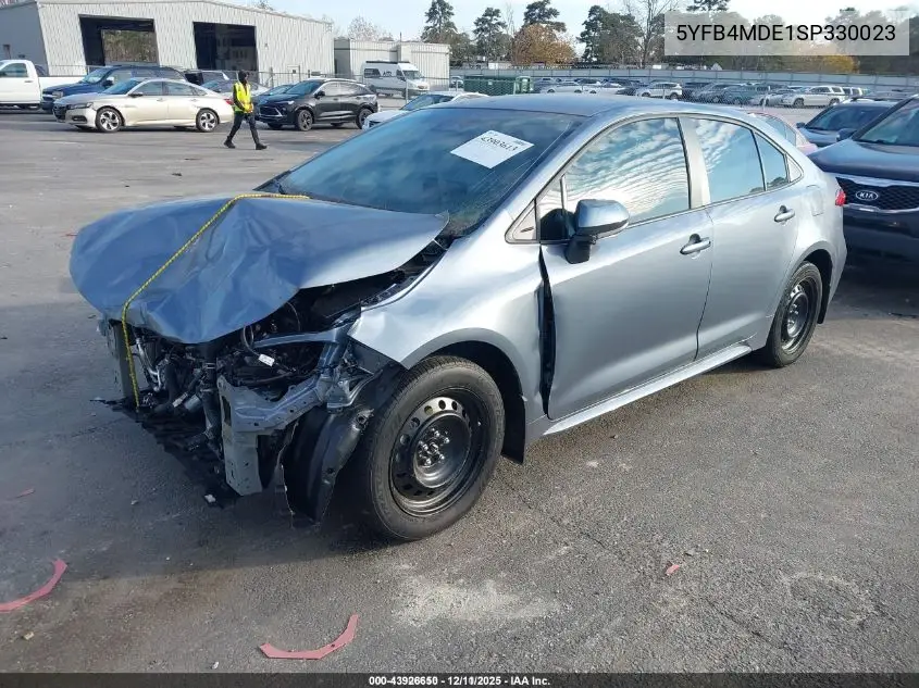 5YFB4MDE1SP330023 2025 Toyota Corolla Le