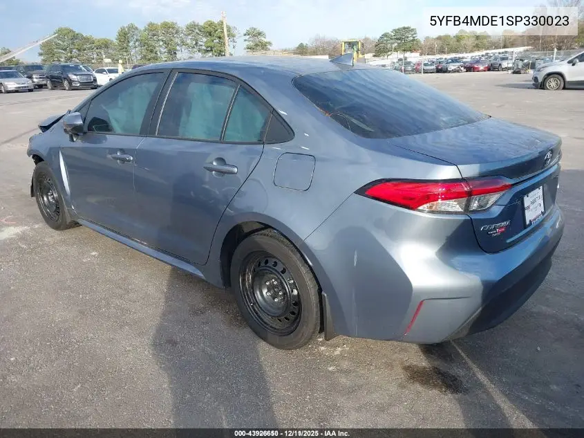 5YFB4MDE1SP330023 2025 Toyota Corolla Le