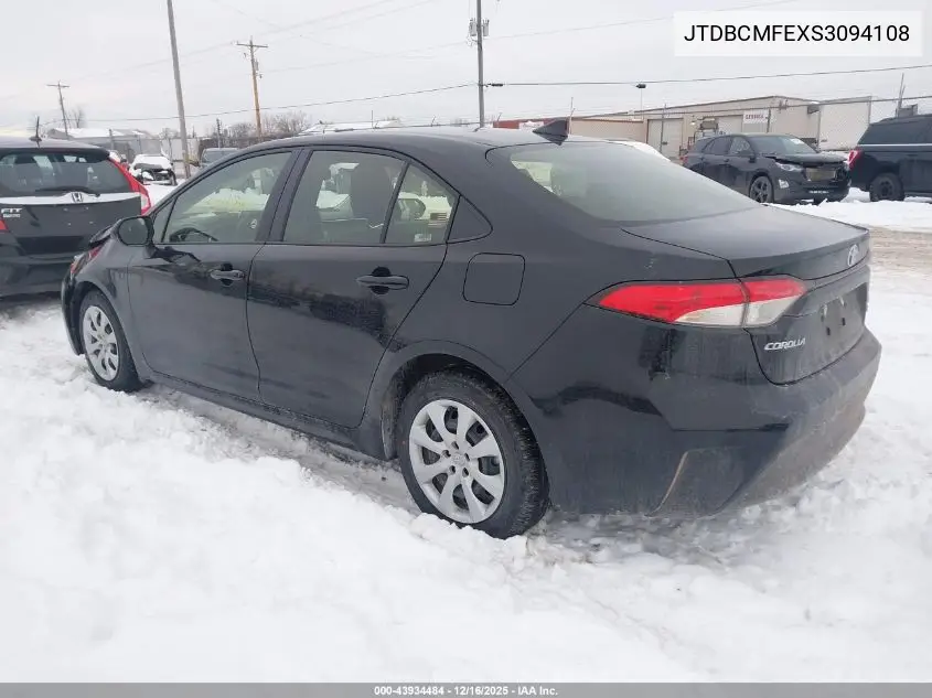 JTDBCMFEXS3094108 2025 Toyota Corolla Hybrid Le