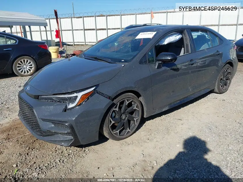 5YFB4MCE4SP245629 2025 Toyota Corolla Fx