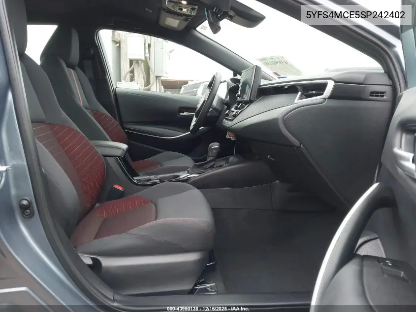 5YFS4MCE5SP242402 2025 Toyota Corolla Se