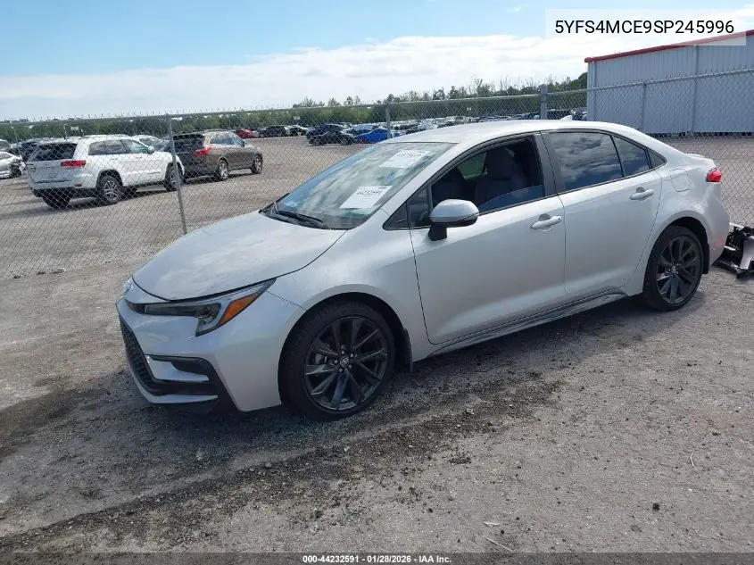 5YFS4MCE9SP245996 2025 Toyota Corolla Se