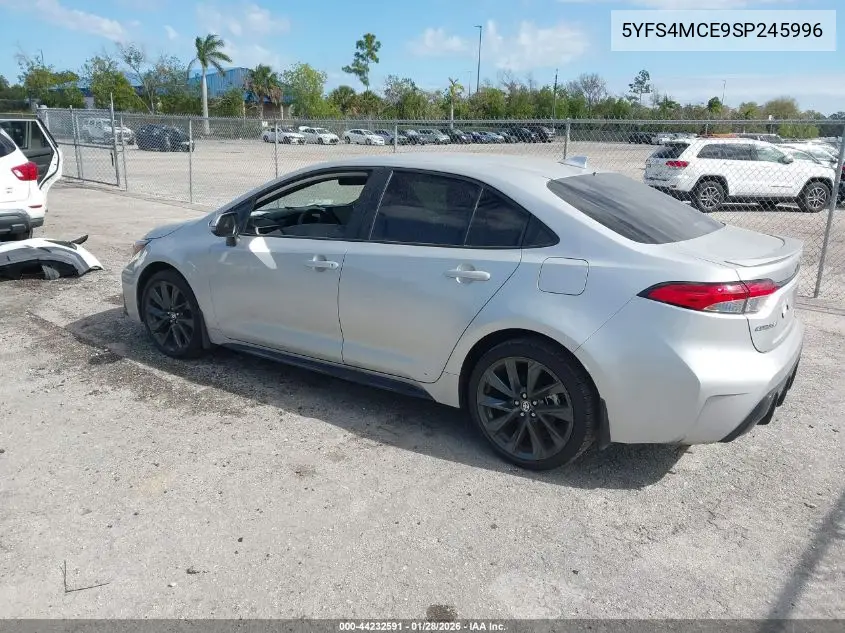 5YFS4MCE9SP245996 2025 Toyota Corolla Se