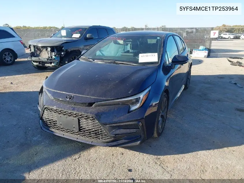 5YFS4MCE1TP253964 2026 Toyota Corolla Se