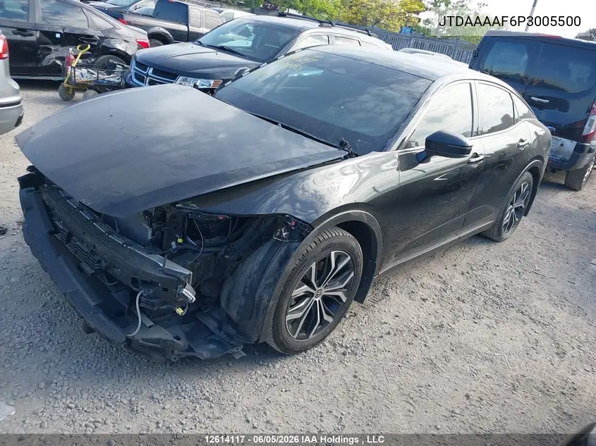 2023 Toyota Crown Xle VIN: JTDAAAAF6P3005500 Lot: 12614117