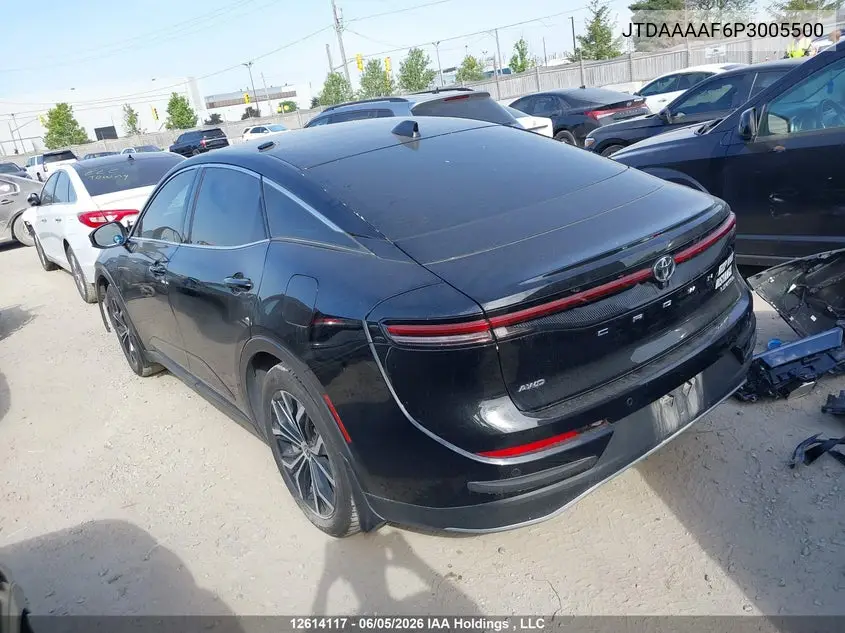 2023 Toyota Crown Xle VIN: JTDAAAAF6P3005500 Lot: 12614117