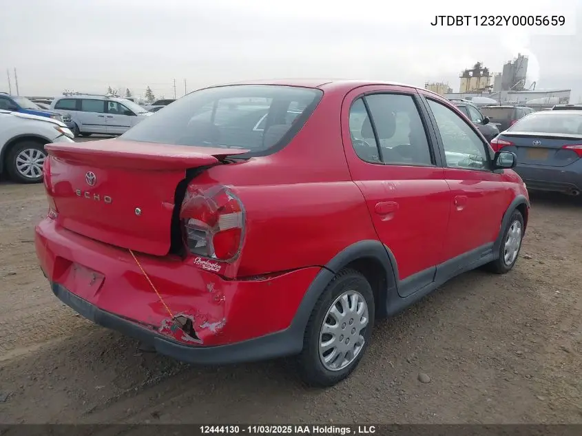 JTDBT1232Y0005659 2000 Toyota Echo