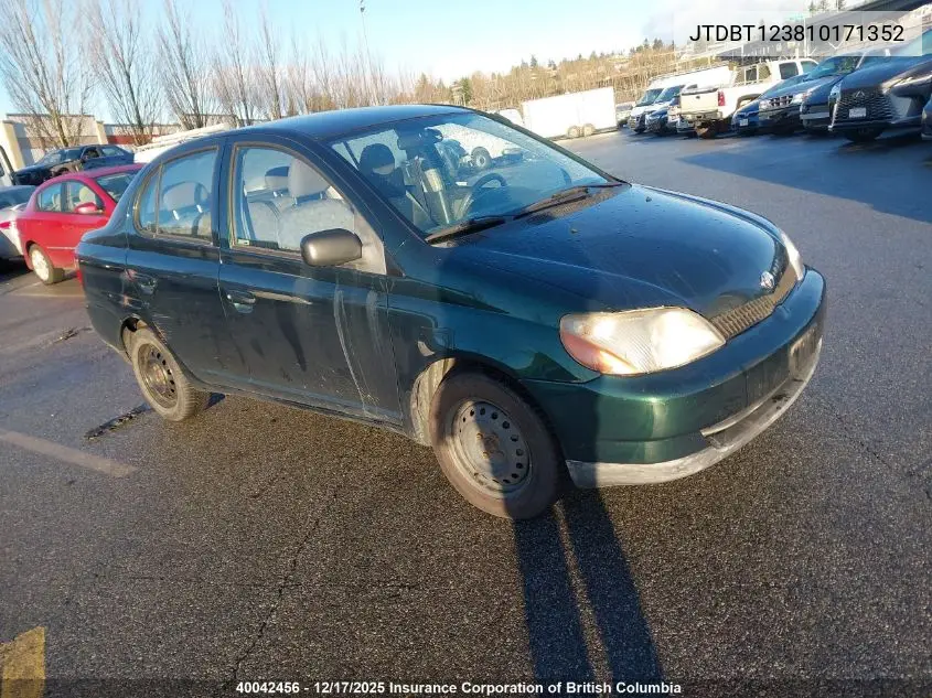 JTDBT123810171352 2001 Toyota Echo