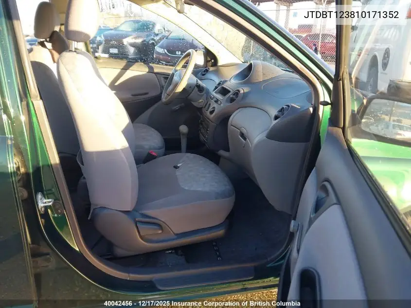 JTDBT123810171352 2001 Toyota Echo