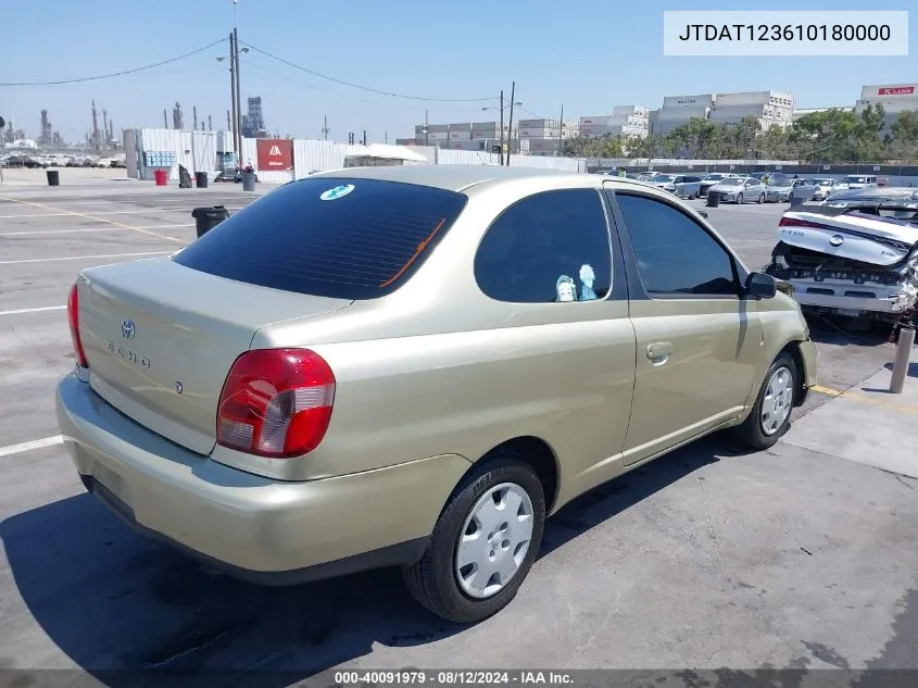 JTDAT123610180000 2001 Toyota Echo