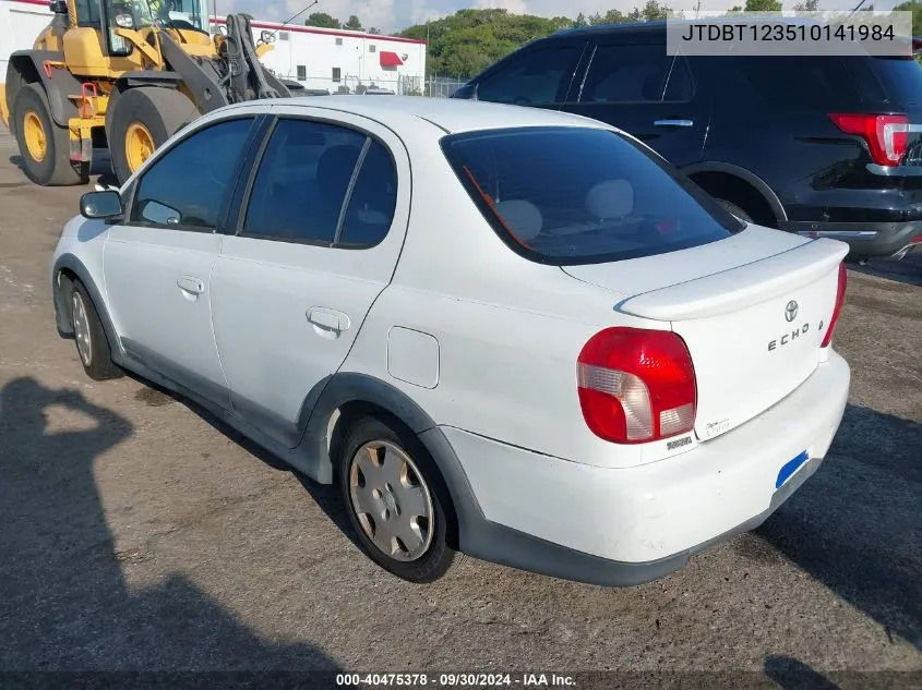 JTDBT123510141984 2001 Toyota Echo