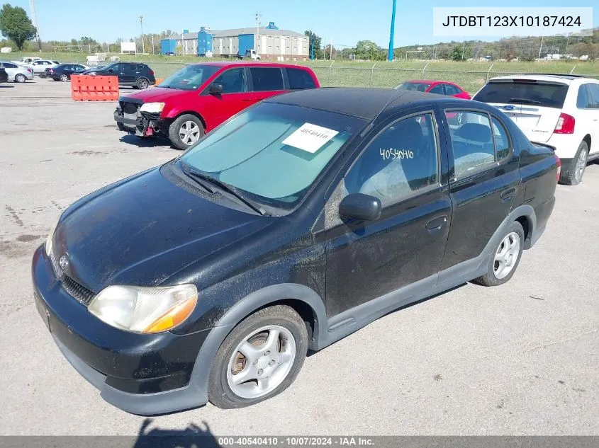 JTDBT123X10187424 2001 Toyota Echo