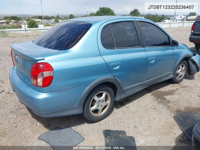 JTDBT123220236407 2002 Toyota Echo