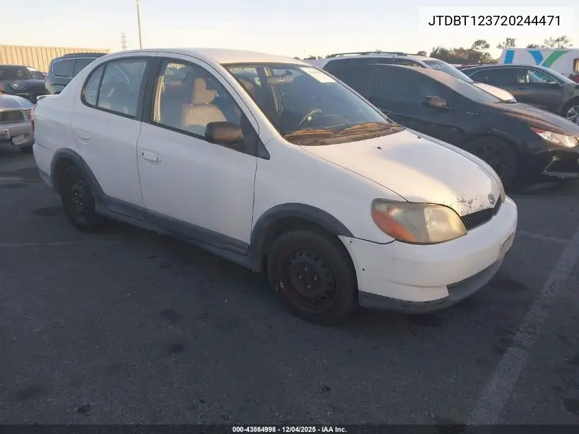 JTDBT123720244471 2002 Toyota Echo