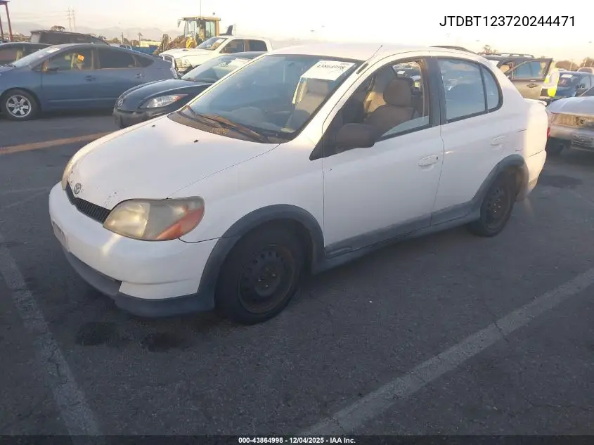 JTDBT123720244471 2002 Toyota Echo