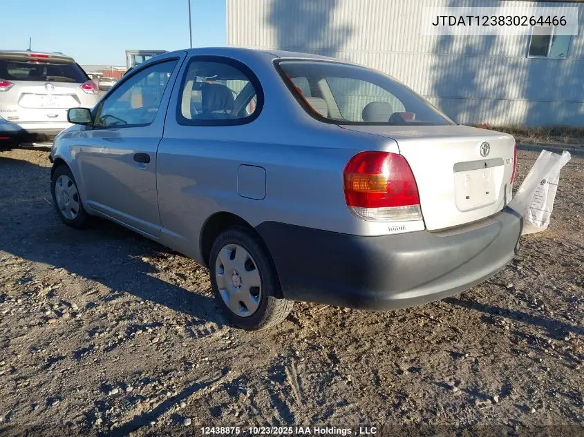JTDAT123830264466 2003 Toyota Echo