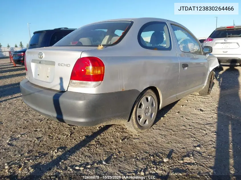 JTDAT123830264466 2003 Toyota Echo